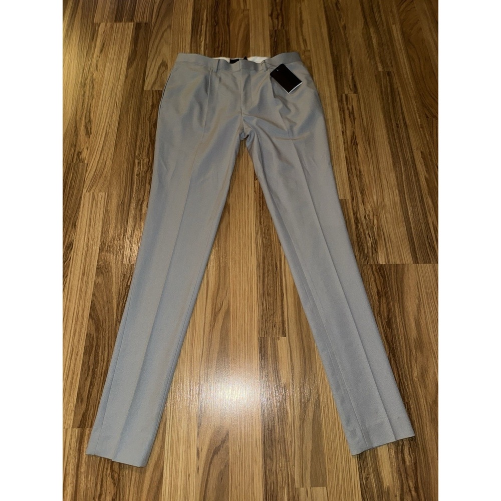 ASOS NEW Menswear‎ Sz 30x34 Slim Fit Dress Pants Grey Trouser Slacks